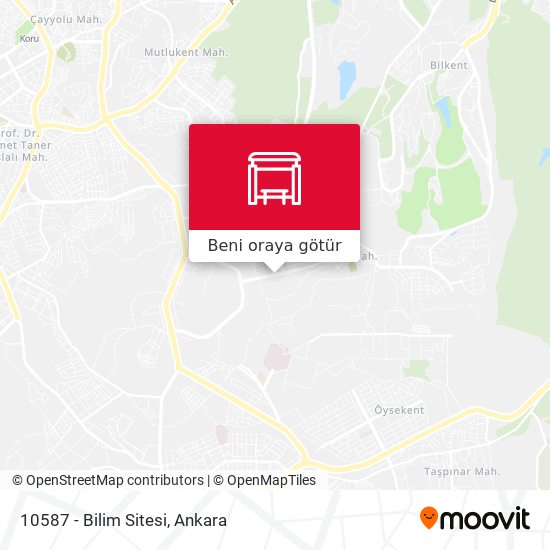 10587 - Bilim Sitesi harita
