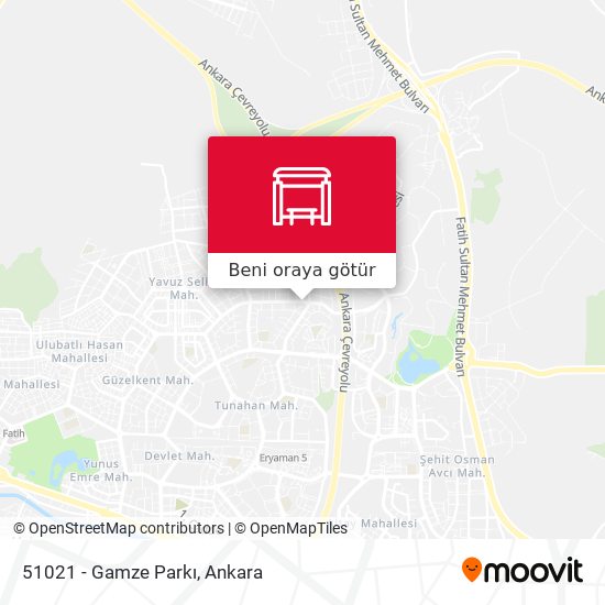 51021 - Gamze Parkı harita