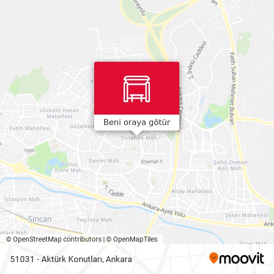 51031 - Aktürk Konutları harita
