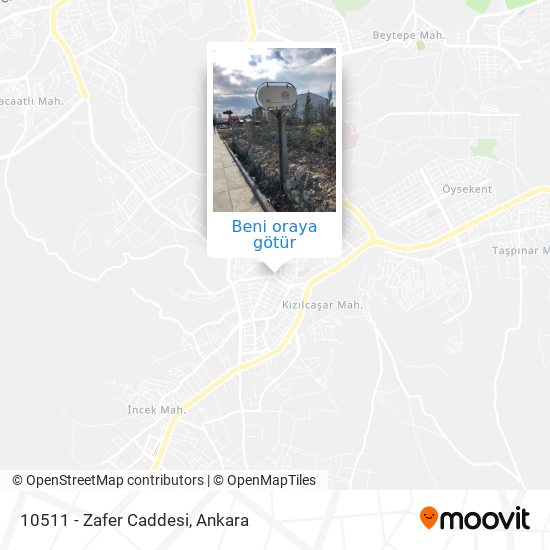 10511 - Zafer Caddesi harita