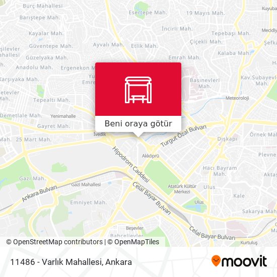 11486 - Varlık Mahallesi harita