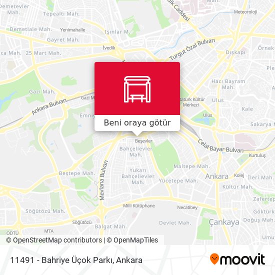 11491 - Bahriye Üçok Parkı harita