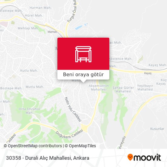 30358 - Durali Alıç Mahallesi harita