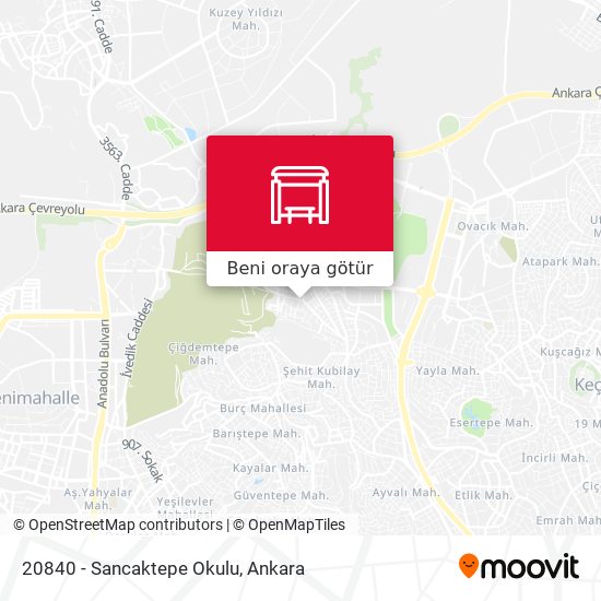 20840 - Sancaktepe Okulu harita