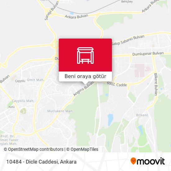 10484 - Dicle Caddesi harita