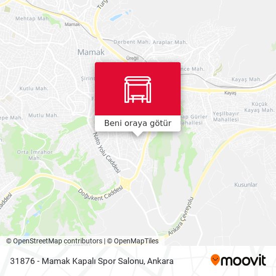31876 - Mamak Kapalı Spor Salonu harita