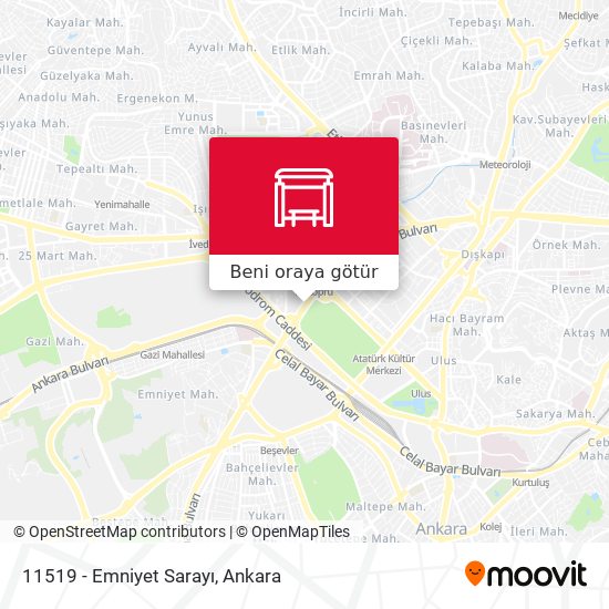 11519 - Emniyet Sarayı harita