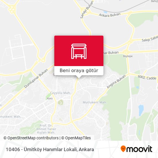 10406 - Ümitköy Hanımlar Lokali harita