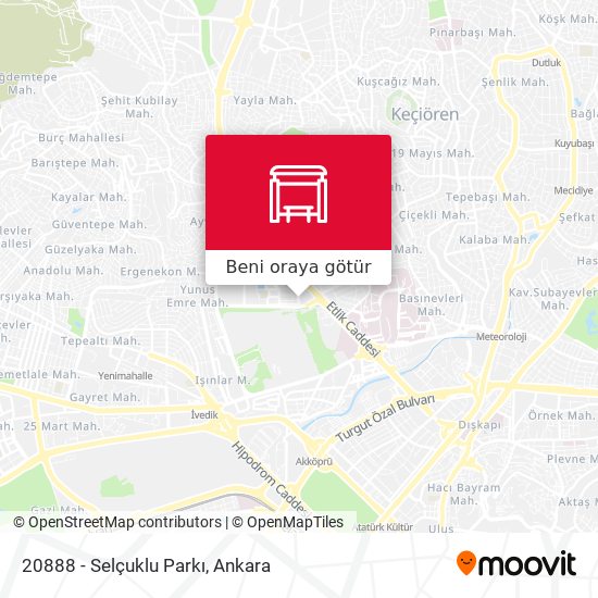 20888 - Selçuklu Parkı harita