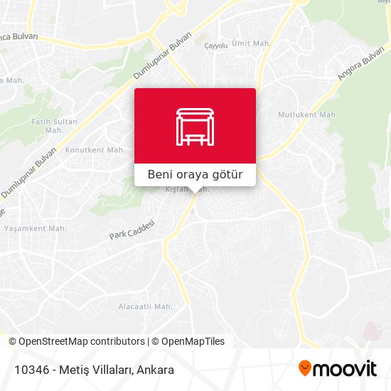 10346 - Metiş Villaları harita