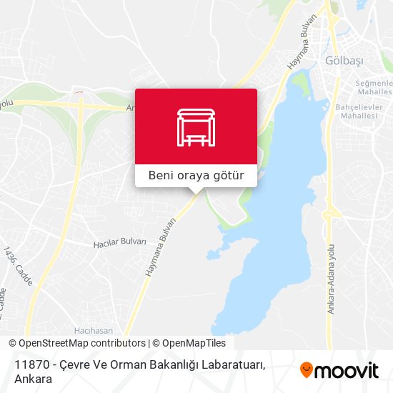 11870 - Çevre Ve Orman Bakanlığı Labaratuarı harita