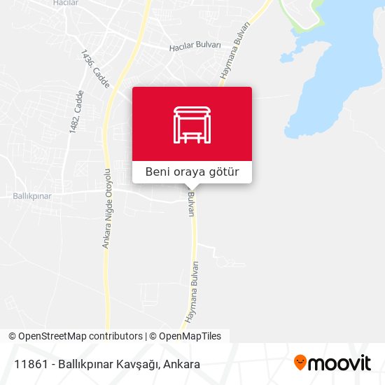 11861 - Ballıkpınar Kavşağı harita