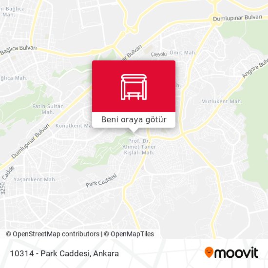 10314 - Park Caddesi harita