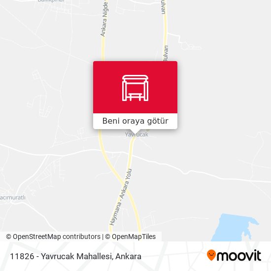 11826 - Yavrucak Mahallesi harita