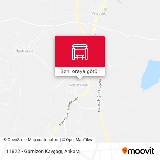 11822 - Garnizon Kavşağı harita