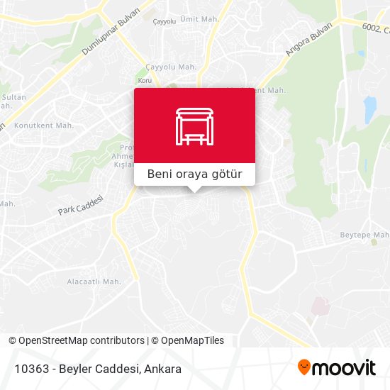 10363 - Beyler Caddesi harita