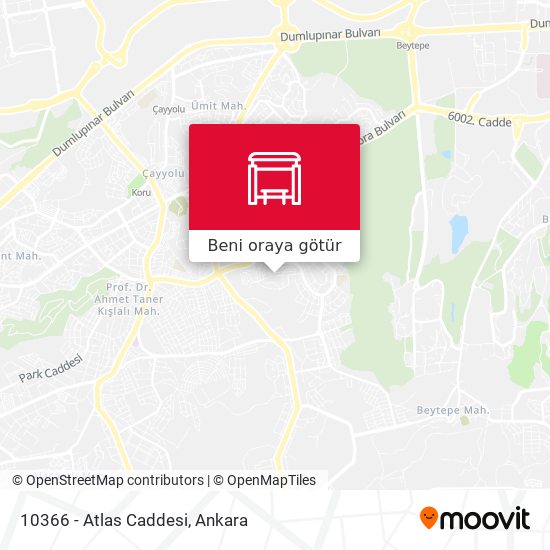 10366 - Atlas Caddesi harita
