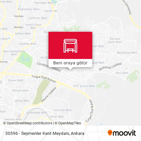 30596 - Seymenler Kent Meydanı harita