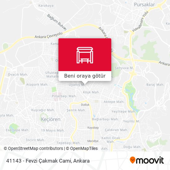 41143 - Fevzi Çakmak Cami harita