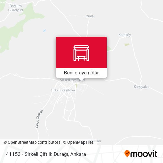 41153 - Sirkeli Çiftlik Durağı harita