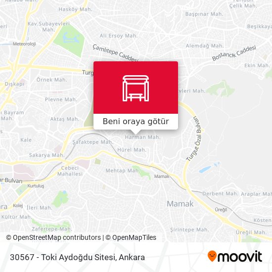 30567 - Toki Aydoğdu Sitesi harita