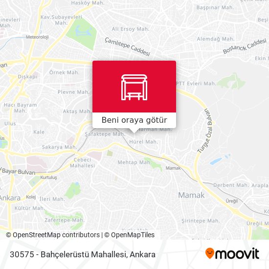 30575 - Bahçelerüstü Mahallesi harita
