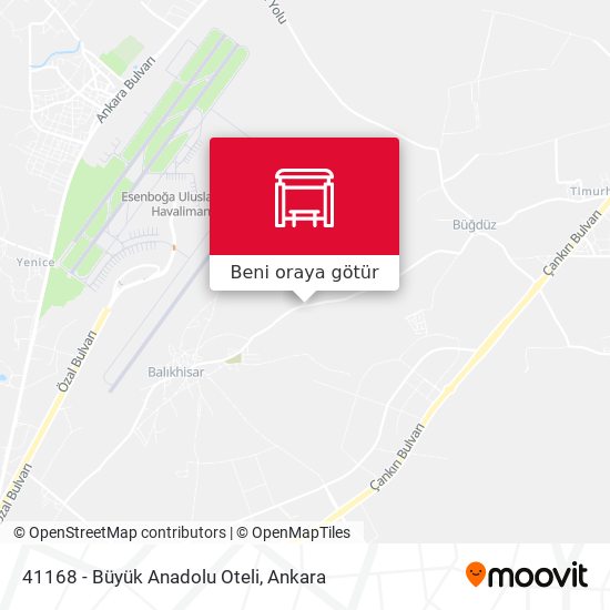 41168 - Büyük Anadolu Oteli harita