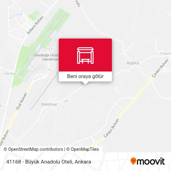 41168 - Büyük Anadolu Oteli harita
