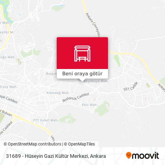 31689 - Hüseyin Gazi Kültür Merkezi harita