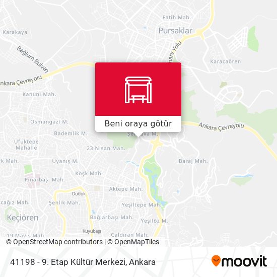 41198 - 9. Etap Kültür Merkezi harita