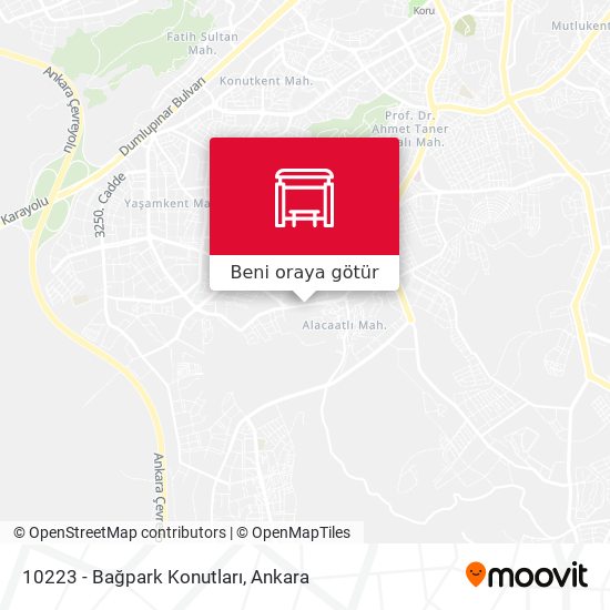 10223 - Bağpark Konutları harita