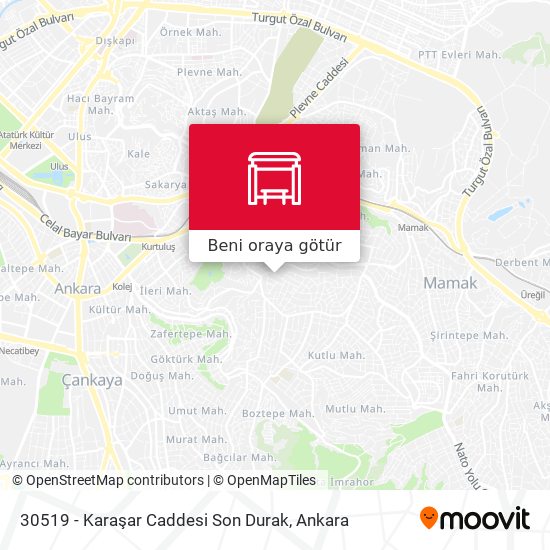 30519 - Karaşar Caddesi Son Durak harita