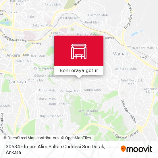 30534 - İmam Alim Sultan Caddesi Son Durak harita