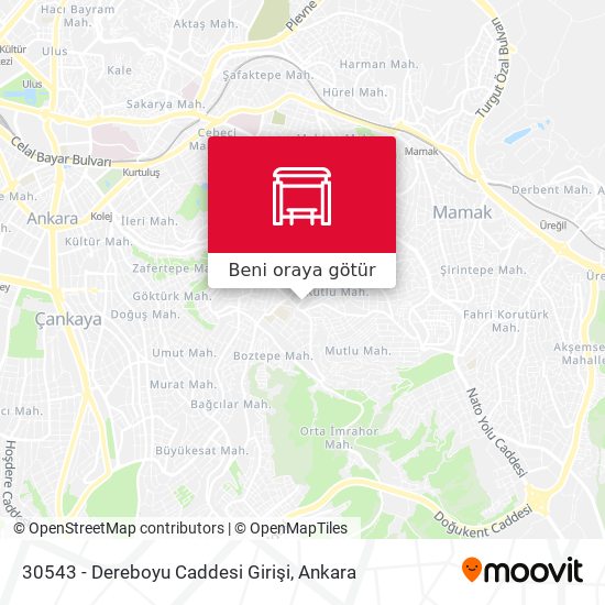 30543 - Dereboyu Caddesi Girişi harita