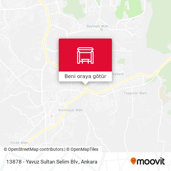 13878 - Yavuz Sultan Selim Blv. harita