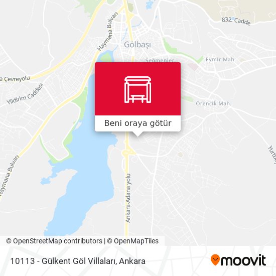 10113 - Gülkent Göl Villaları harita