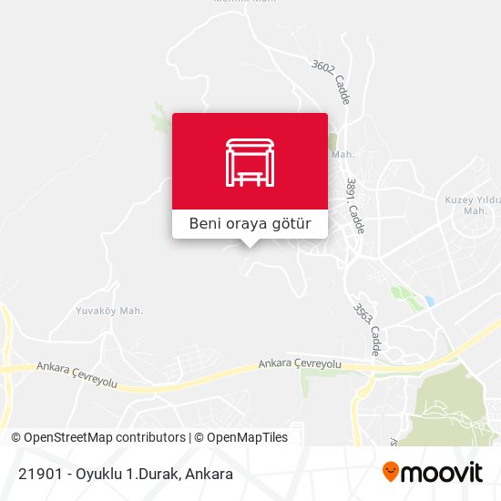 21901 - Oyuklu 1.Durak harita