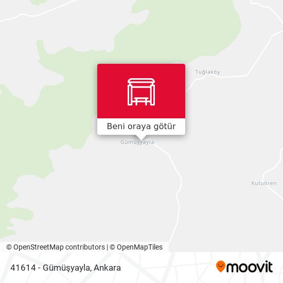 41614 - Gümüşyayla harita