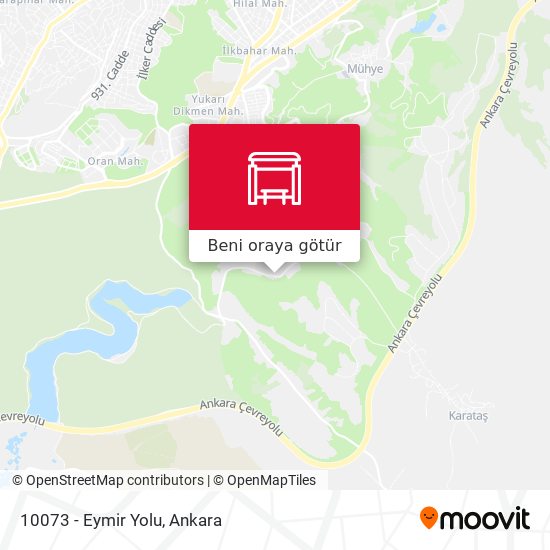 10073 - Eymir Yolu harita