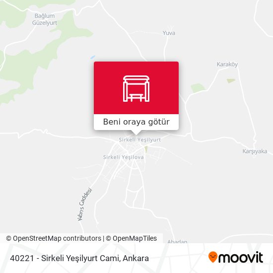 40221 - Sirkeli Yeşilyurt Cami harita
