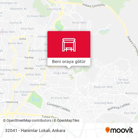 32041 - Hanimlar Lokali harita
