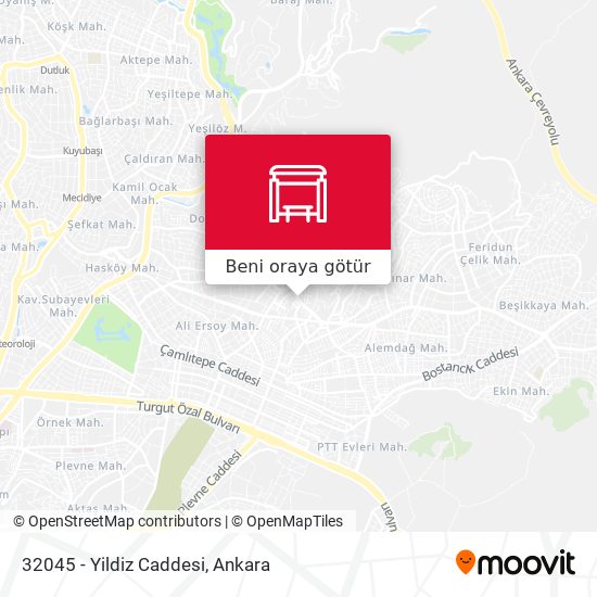 32045 - Yildiz Caddesi harita