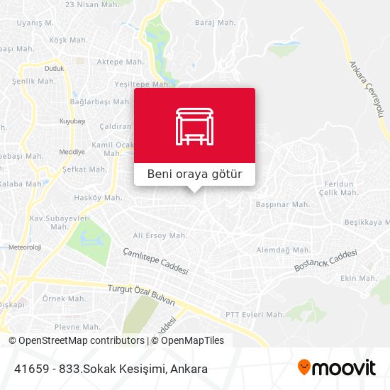 41659 - 833.Sokak Kesişimi harita