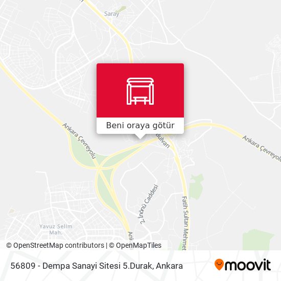 56809 - Dempa Sanayi Sitesi 5.Durak harita