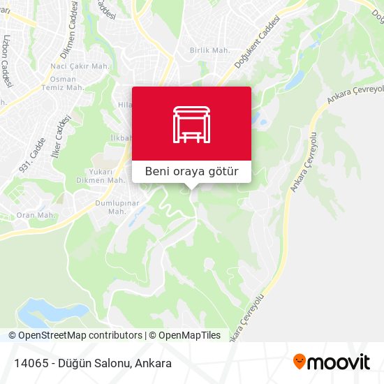 14065 - Düğün Salonu harita