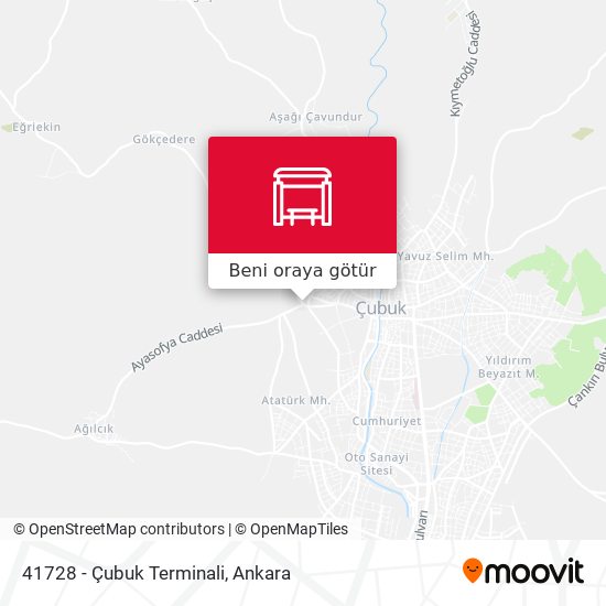41728 - Çubuk Terminali harita