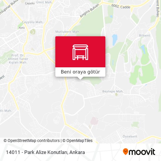 14011 - Park Alize Konutları harita
