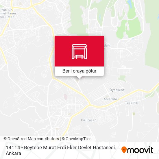 14114 - Beytepe Murat Erdi Eker Devlet Hastanesi harita