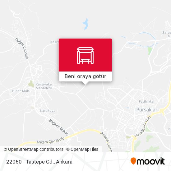 22060 - Taştepe Cd. harita