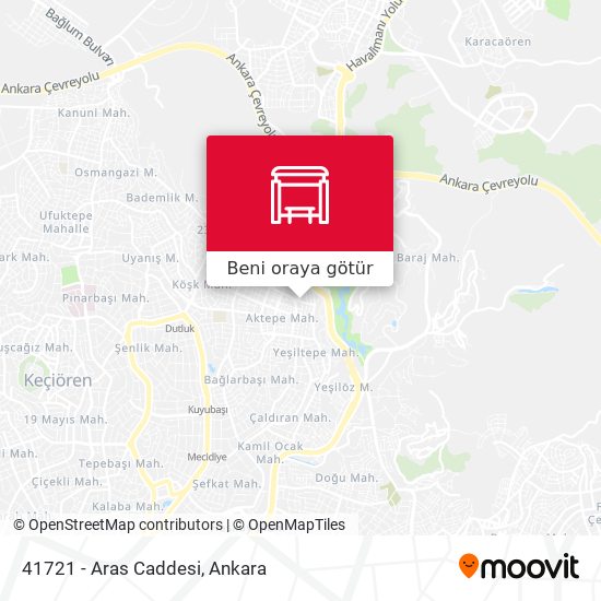 41721 - Aras Caddesi harita